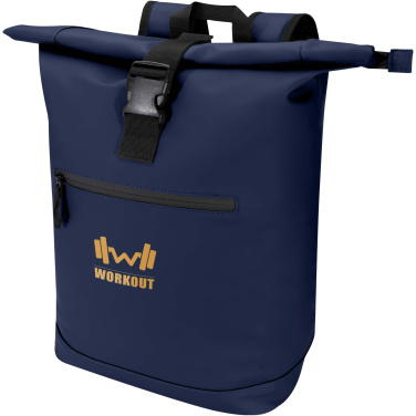 Logo trade advertising products picture of: Resi Plus 15" GRS recycled roll-top backpack 18L