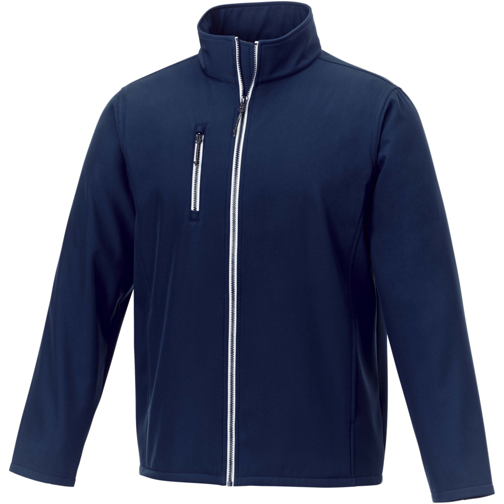 Logotrade promotional merchandise picture of: Orion men's GRS recycled softshell jacket