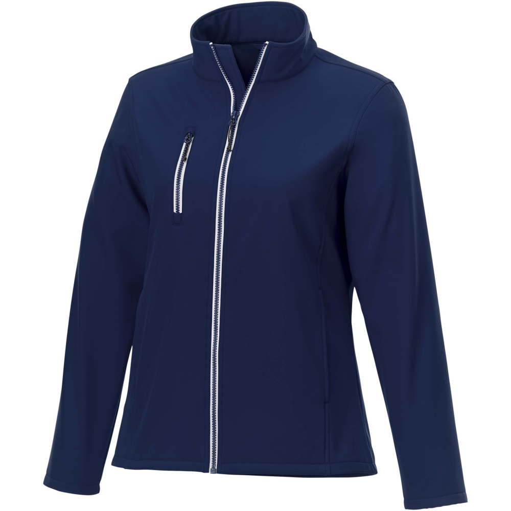 Logo trade promotional item photo of: Orion women's GRS recycled softshell jacket