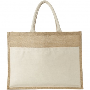 Logotrade meene foto: Mumbay jute tote, beige