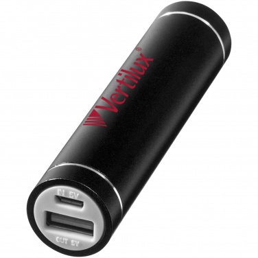 Logotrade reklaamkingid pilt: Bolt akupank alumiiniumist 2200mAh, must