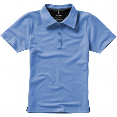 Logotrade firmakingituse foto: Markham short sleeve ladies polo, helesinine