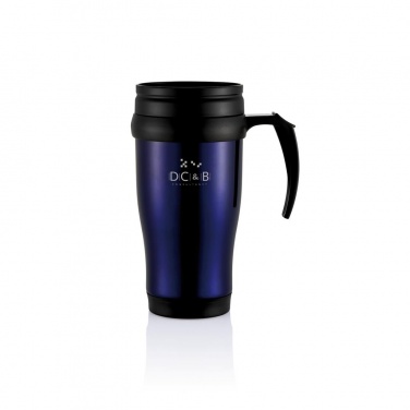 Logotrade meene foto: Stainless steel mug, purple blue