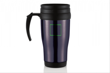 Logotrade reklaamkingi foto: Stainless steel mug, purple blue