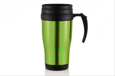 Logo trade reklaamkingituse pilt: Stainless steel mug, green