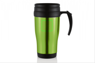 Logotrade meene foto: Stainless steel mug, green