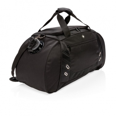 Logo trade reklaamtoote pilt: Meene: Swiss Peak weekend/sports bag, black