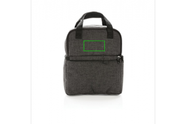 Logotrade reklaamkingituse foto: Firmakingitus: Cooler bag with 2 insulated compartments, anthracite