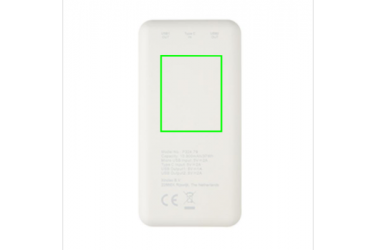 Logotrade reklaamtoote foto: Reklaamkingitus: High Density 10.000 mAh Pocket Powerbank, white