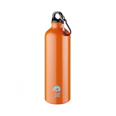 Pacific joogipudel karabiiniga 770 ml, oranž koos logoga