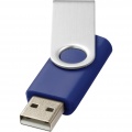 Pöörake põhilist 2 GB USB-mälupulka, Sinine / hõbedane