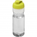 H2O Active® Base 650 ml keeratava kaanega spordipudel, Läbipaistev / lubi