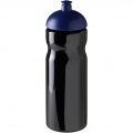 H2O Active® Base 650 ml kuppelkaanega spordipudel, Täiesti must/sinine