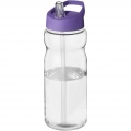 H2O Active® Base 650 ml tilaga kaanega spordipudel, Läbipaistev / lilla