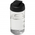 H2O Active® Bop 500 ml keeratava kaanega spordipudel, Läbipaistev / tahke must