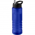 H2O Active® Eco Treble 750 ml tilaga kaanega spordipudel , Sinine / Täismust