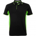 Montmelo lühikeste varrukatega unisex spordipolo, Täismust/laim