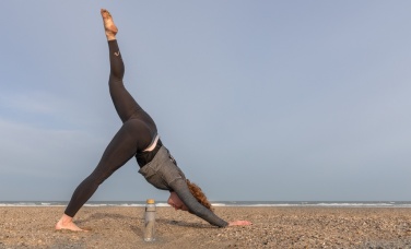 Logo trade reklaamkingituse pilt: Impact borosilikaatklaasist pudel bambusest kaanega