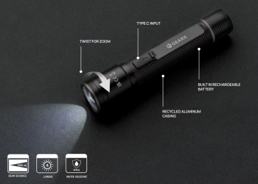 Logotrade firmakingitused pilt: Gear X RCS taaskasutatud alumiiniumist USB-taaslaetav taskulamp