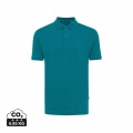 Iqoniq Yosemite taaskasutatud puuvillast pique polo, verdigris