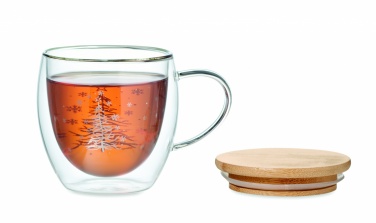 Logotrade reklaamtoote foto: Kaheseinaline borosilikaatkruus