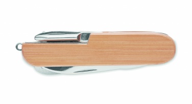 Logo trade meene pilt: Mitme tööriistaga taskunuga bambusest