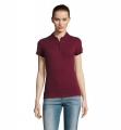 PASSION WOMEN POLO 170g, Burgundia