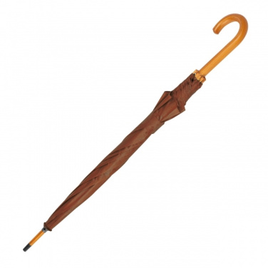 Logo trade reklaamtoote pilt: Puidust sangaga automaatselt avatav vihmavari Nancy