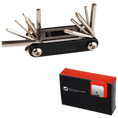 Logotrade meened pilt: Jalgratta tööriistakomplekt TIBESTI Schwarzwolf