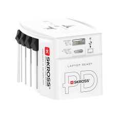 SKROSS World Travel Adapter MUV 65W PD USB C kaabliga