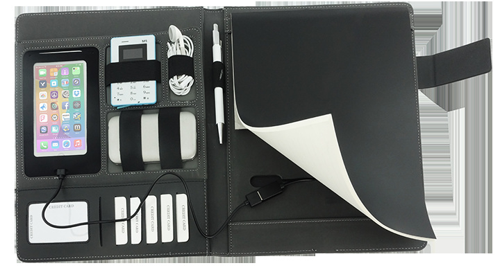 Logo trade reklaamkingituse pilt: Akupangaga portfell-mapp