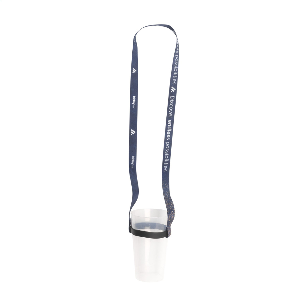 Logo trade firmakingid foto: Sublimatsioontrükiga RPET 1,5 cm pael - topsihoidja