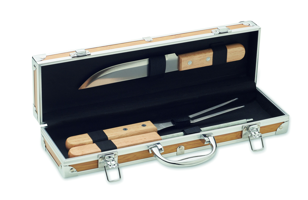 Logo trade firmakingid foto: TOOLDERA roostevabast terasest grillitööriistad