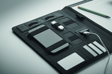 Logo trade reklaamkingid foto: BURGUS A4 kaust ja juhtmevaba laadija