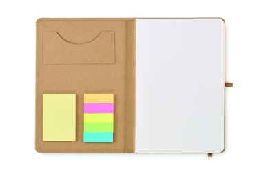 Logo trade reklaamkingi pilt: STICKNOTE taaskasutatud paberist A5 märkmikukomplekt