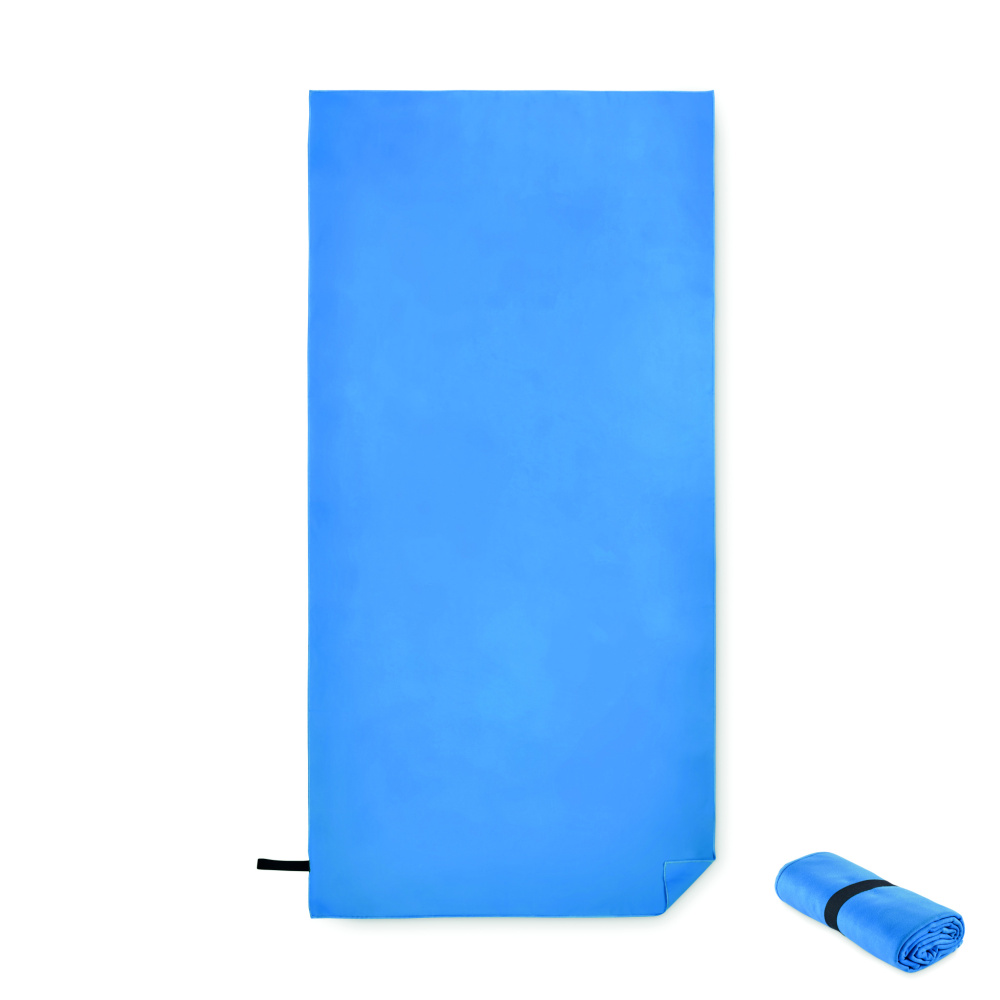 Logotrade reklaamkingid pilt: WAXOFF kahepoolne mikrokiust rätik, sinine