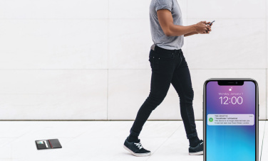 Logo trade reklaamkingid foto: Trackmate passihoidja