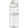 H2O Active® Eco Base 650 ml tilaga kaanega spordipudel, Läbipaistev / valge