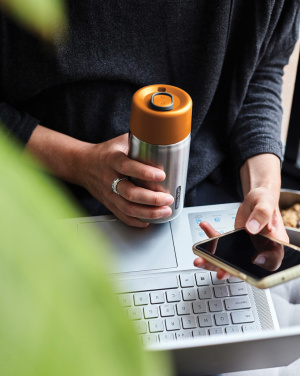 Logo trade reklaamkingi pilt: Black+Blumi lekkekindel reisitass roostevabast terasest