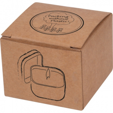 Logotrade firmakingi foto: Küünal plekk-karbis PRAGUE