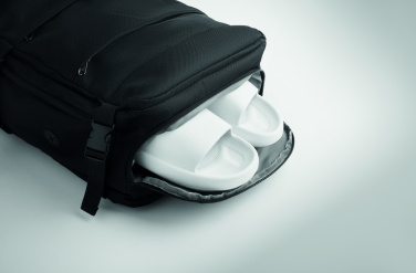 Logotrade firmakingitused pilt: FLYHIGH salongisuuruses käsipagasi seljakott