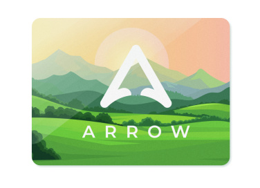 Logo trade reklaamkingituse pilt: MAGREC 75 PVC-st ristkülikukujuline magnet