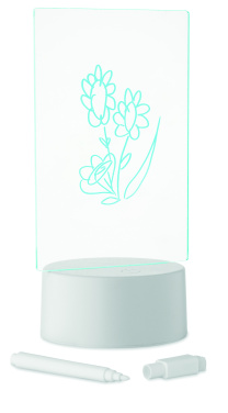 Logo trade ärikingi pilt: LEDMEMO valgustatud LED-märkmetahvel