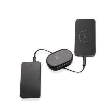 Logotrade reklaamkingituse foto: Chargevix RCS rplastic multifunktsionaalne 60W laadimiskomplekt