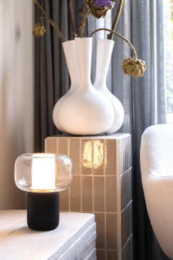 Logo trade reklaamtoote pilt: Lux RCS taaskasutatud plastist 10W kõlar-lamp