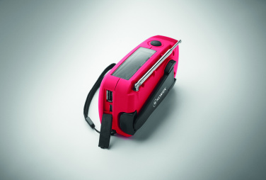 Logo trade reklaamkingi pilt: Kaasaskantav SOS raadio LED-taskulampiga ONDA