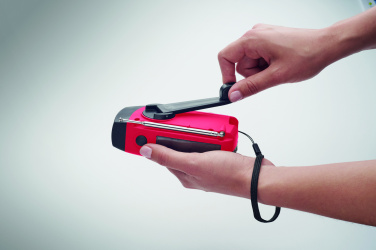 Logo trade firmakingid foto: Kaasaskantav SOS raadio LED-taskulampiga ONDA