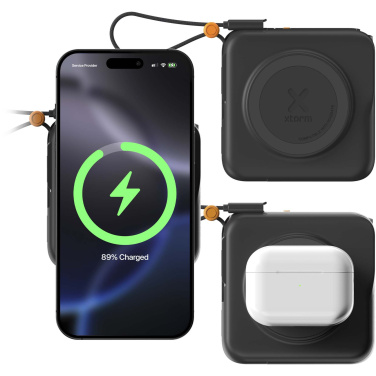 Logotrade reklaamkingituse foto: Xtorm TravelPro 30W 10 000 mAh 3-ühes reisilaadija
