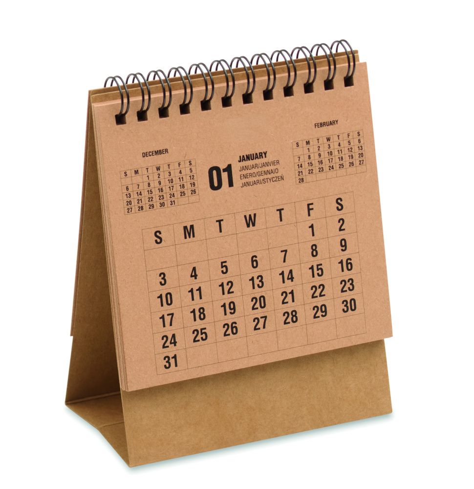 Logo trade reklaamkingi pilt: 4-aastane lauakalender