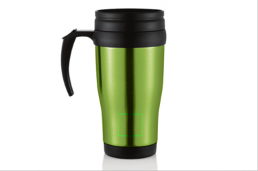 Logo trade mainostuote kuva: Stainless steel mug, green